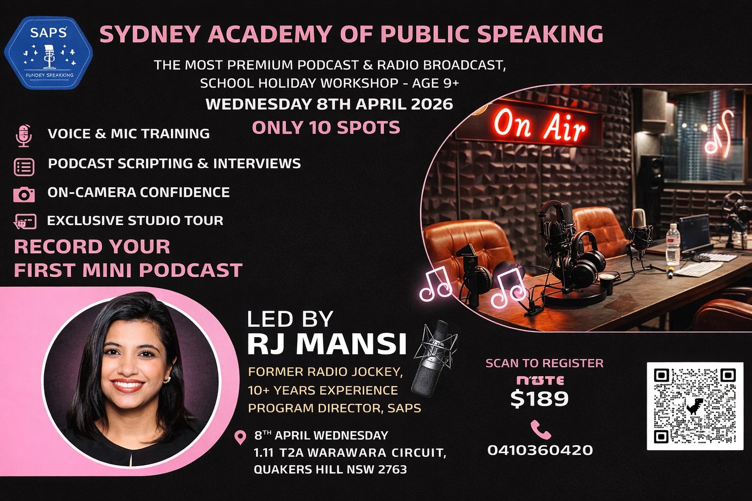 Kids Podcast & Radio Broadcasting Workshop